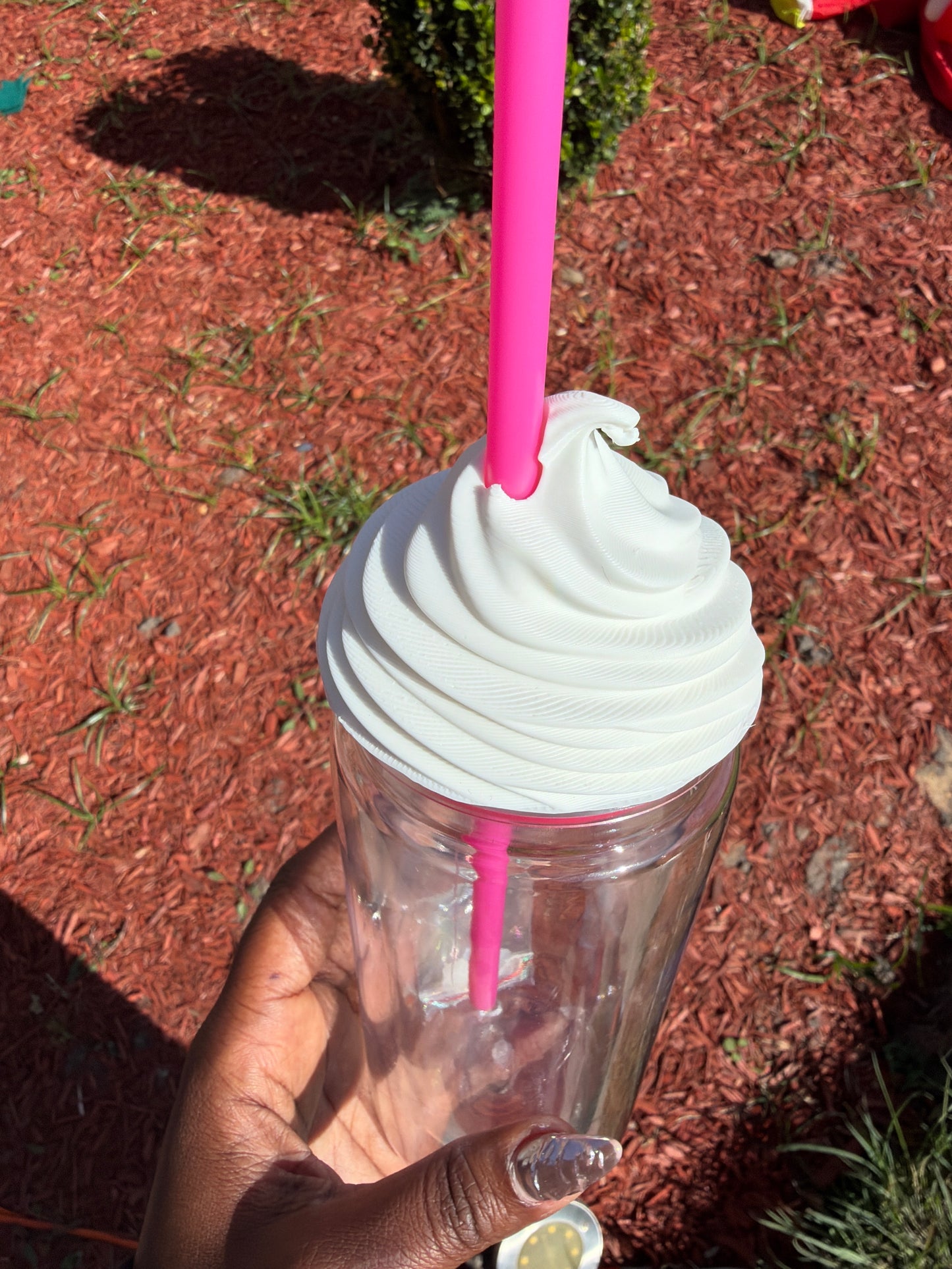 16oz White Whipped Topper