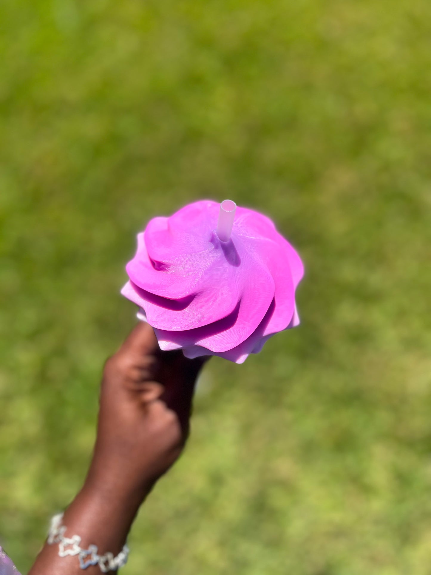3D Colorful Whipped Topper