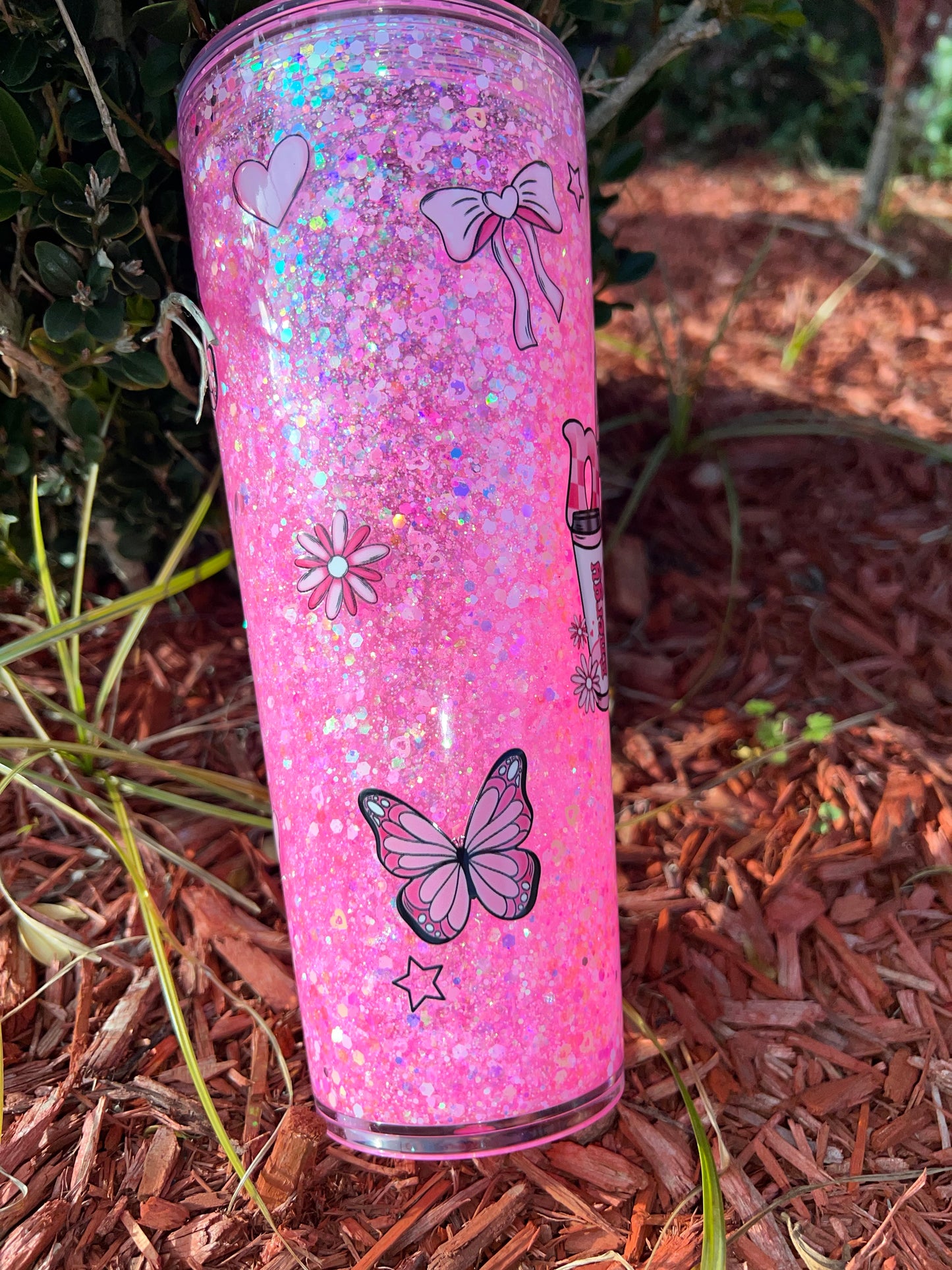 24oz Acrylic Basic Mom Themed Snowglobe