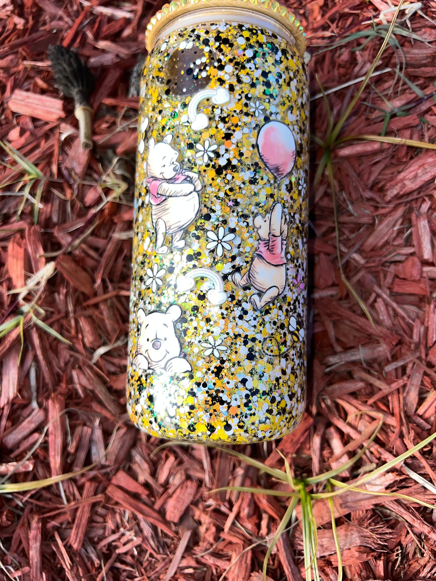 16oz Hunny Bear Themed Snowglobe