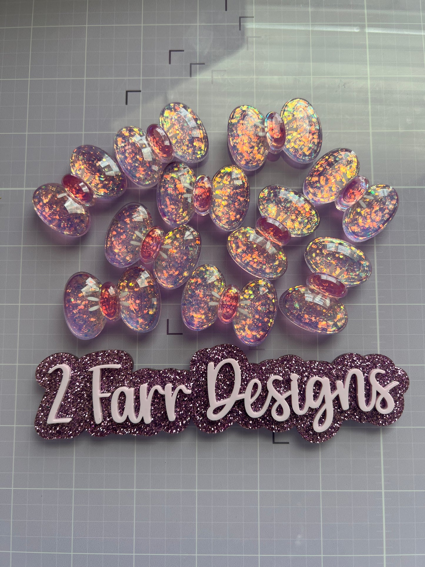 Bow Resin Flatback Charms