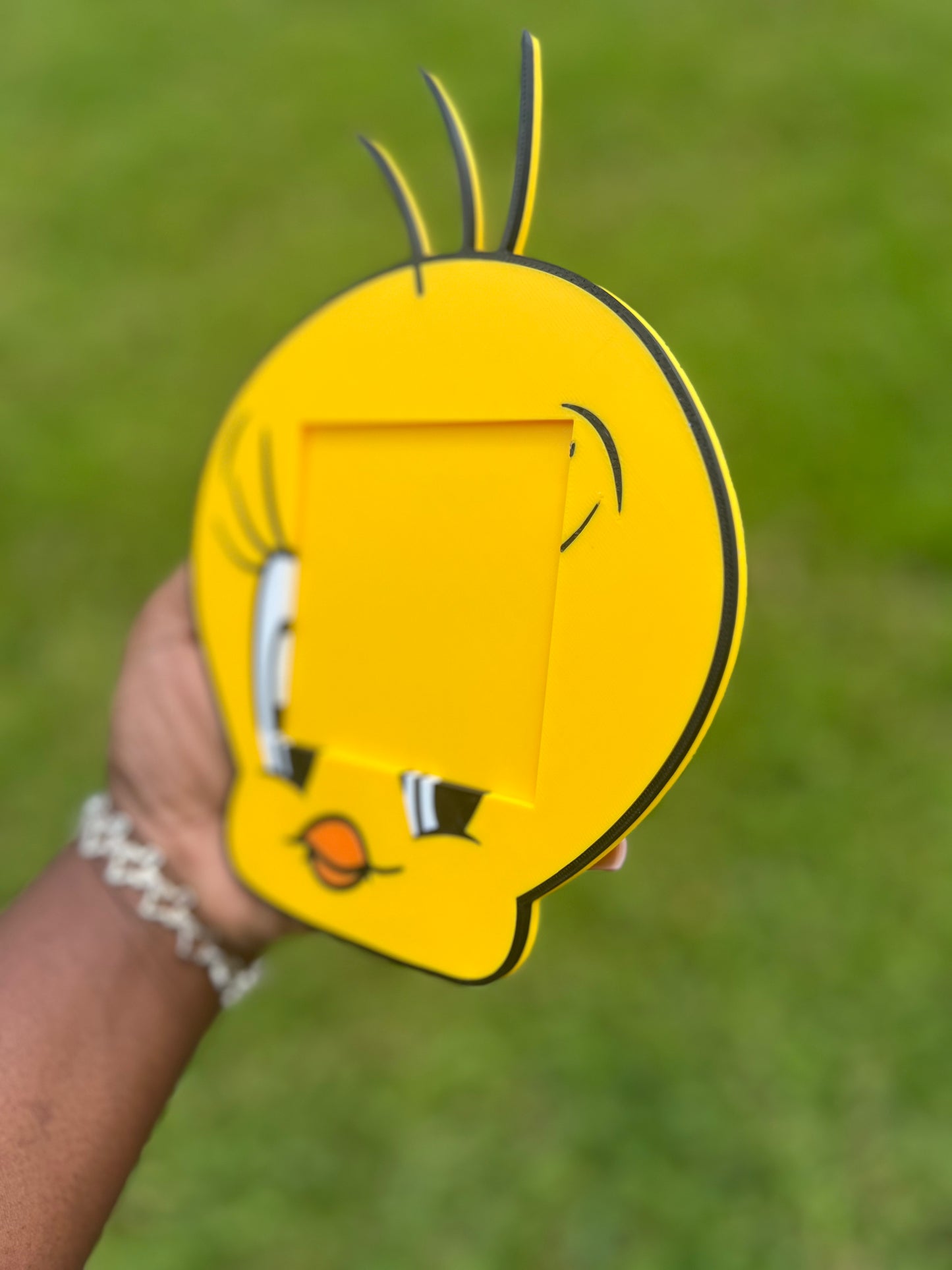3D Yellow Bird Sticky Note Tray