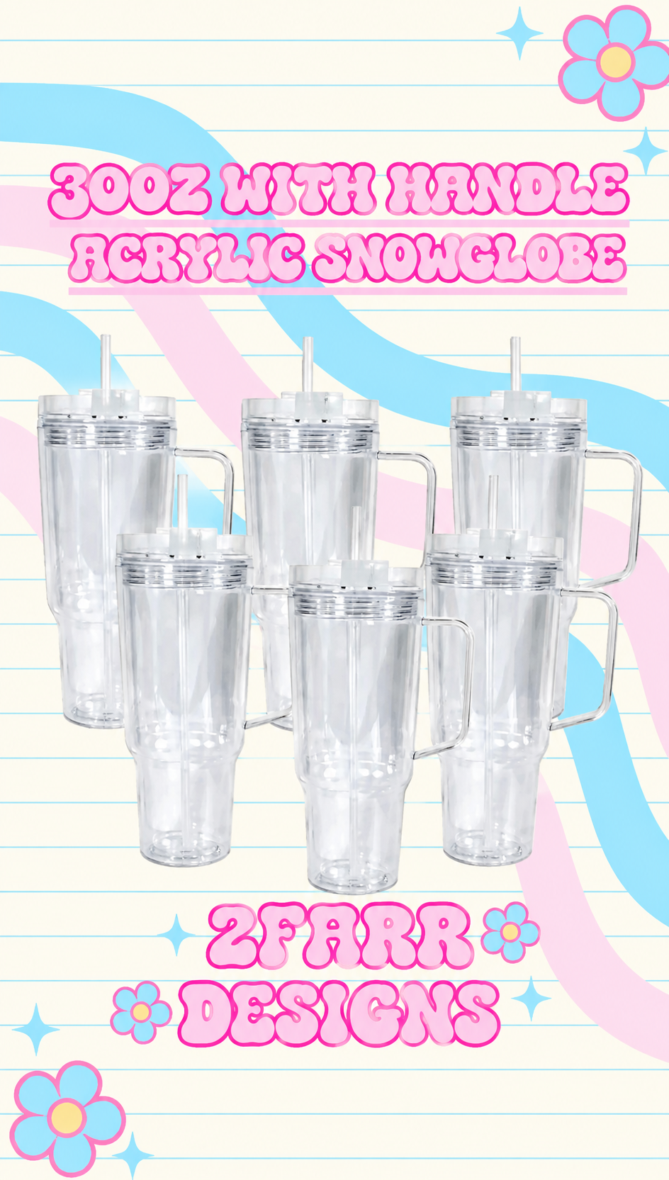 30oz Acrylic with Handle
