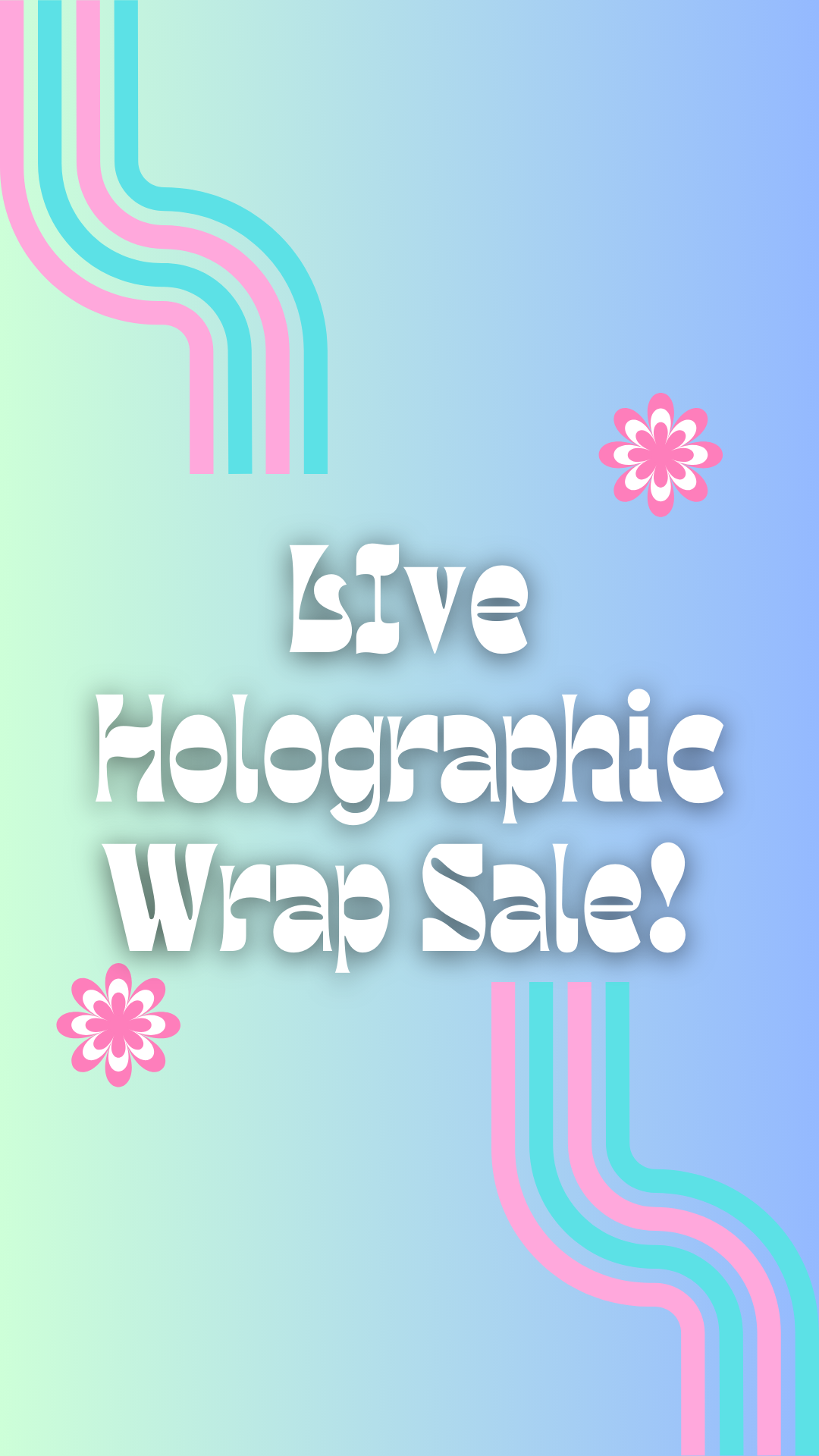 16oz UVDTF Holographic Wrap Sale