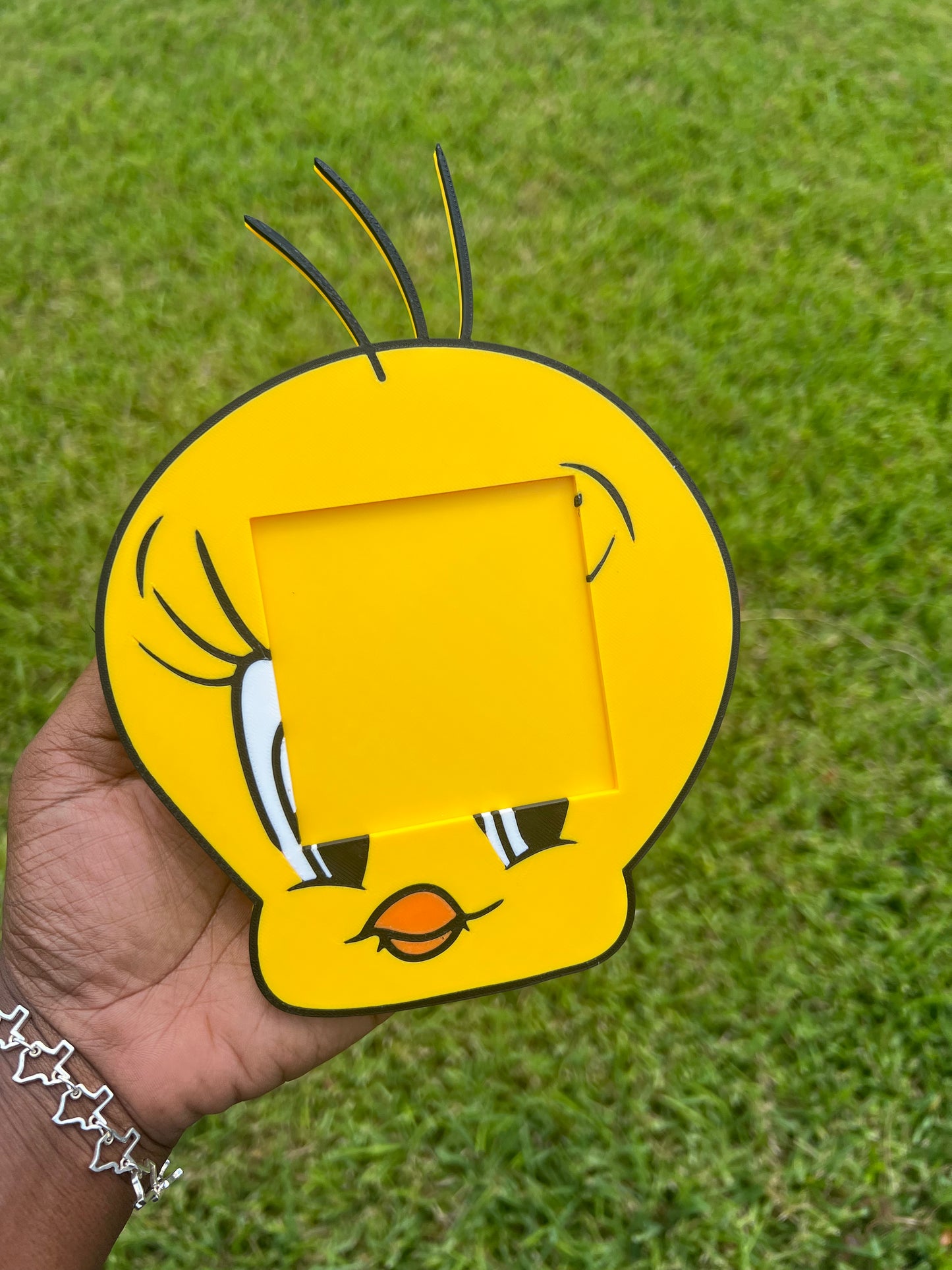3D Yellow Bird Sticky Note Tray