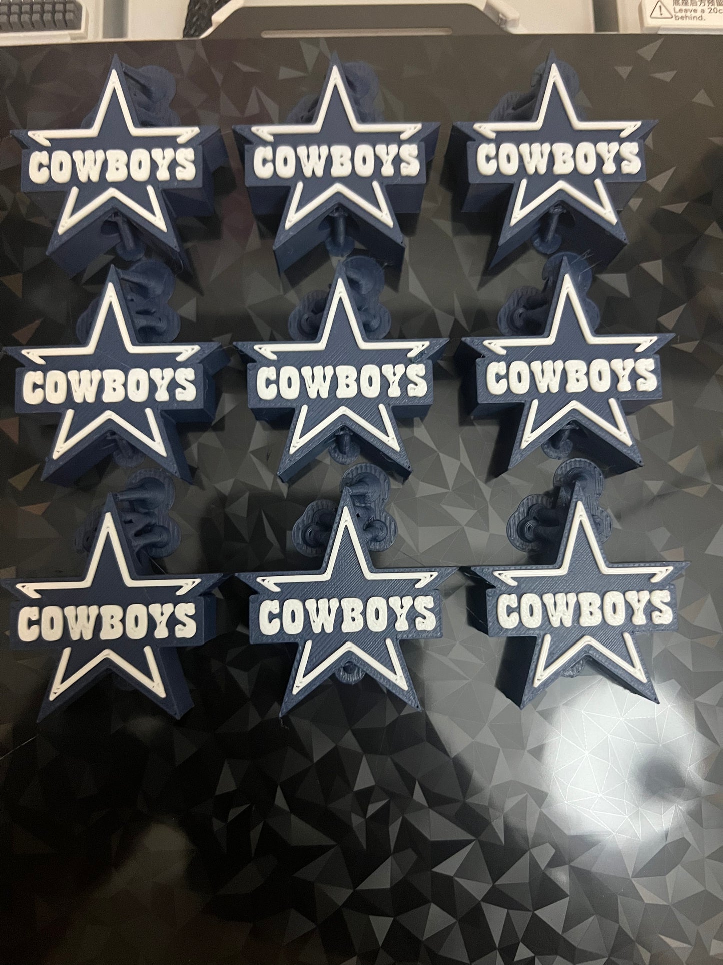 Star Football Team Straw Buddy