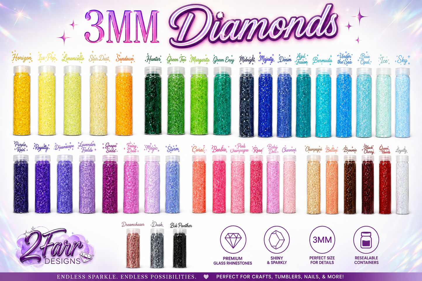 3MM Diamonds
