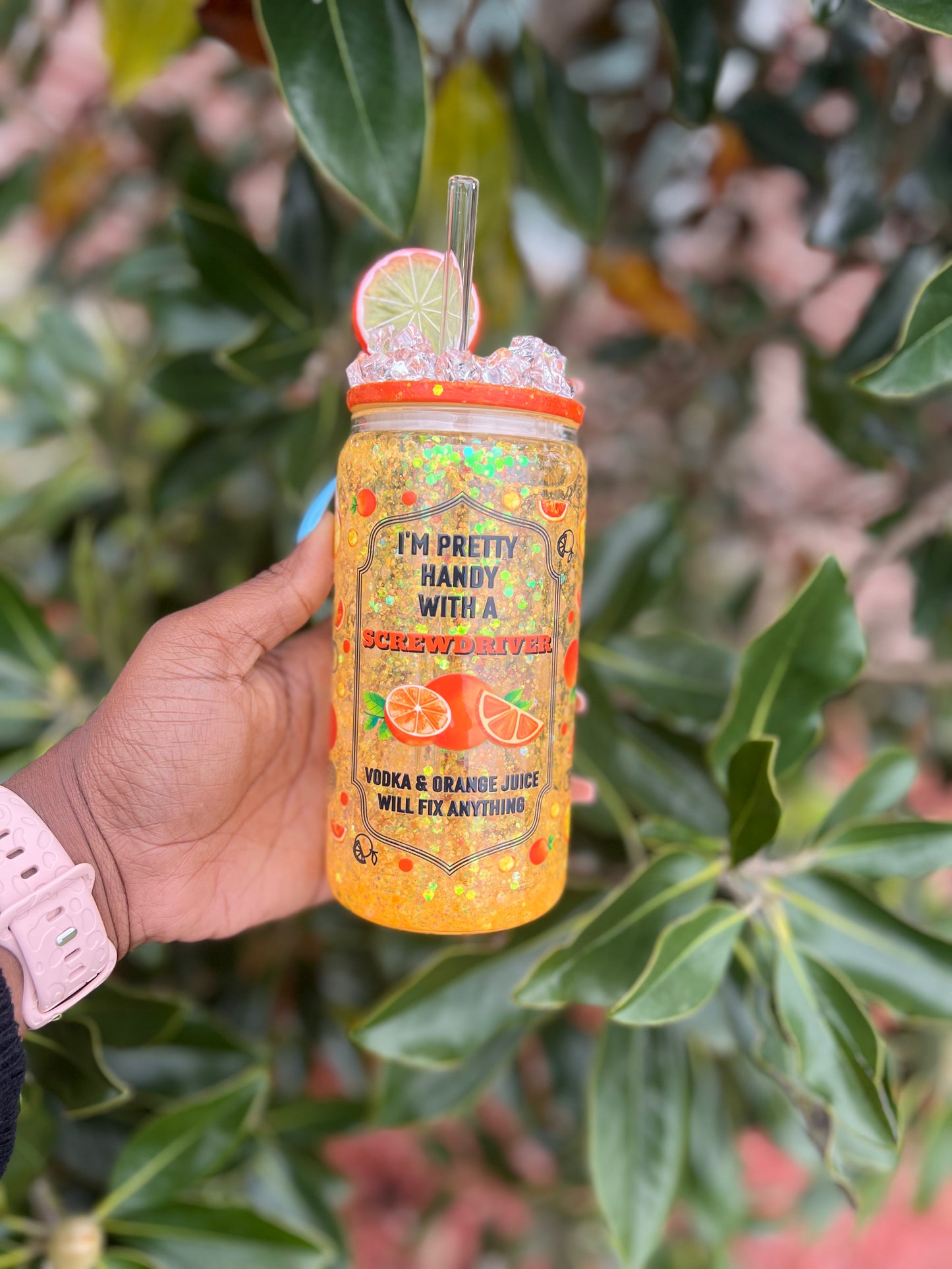 16oz Screwdriver Themed Snowglobe