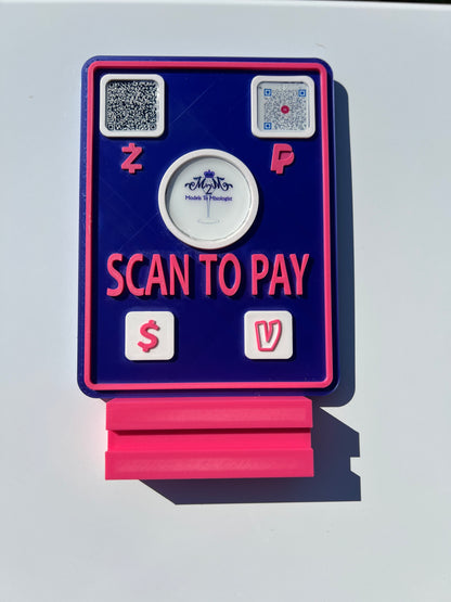 3D Scan and Pay Sign