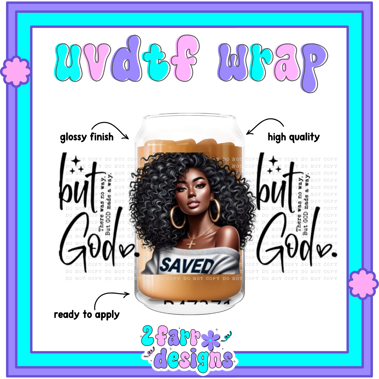 Black Girl Magic UVDTF Wrap