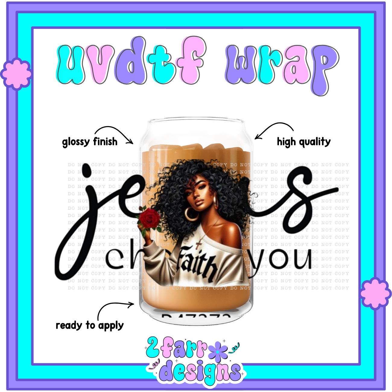 Black Girl Magic UVDTF Wrap