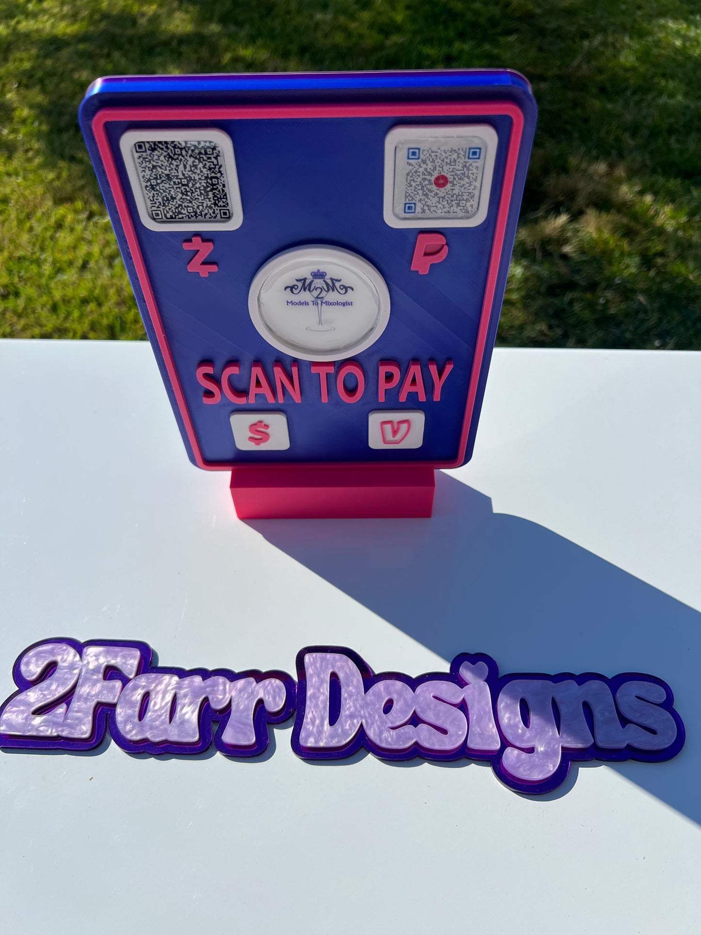 3D Scan and Pay Sign