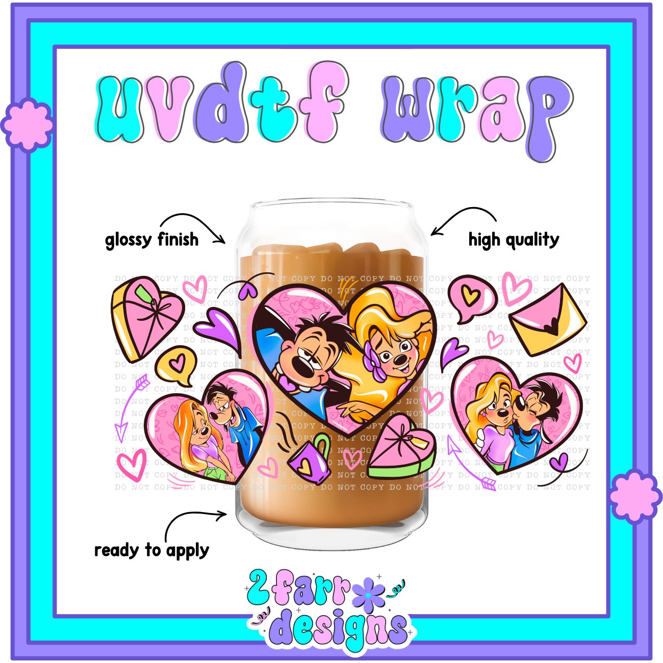 V-Day Themed UVDTF Wrap