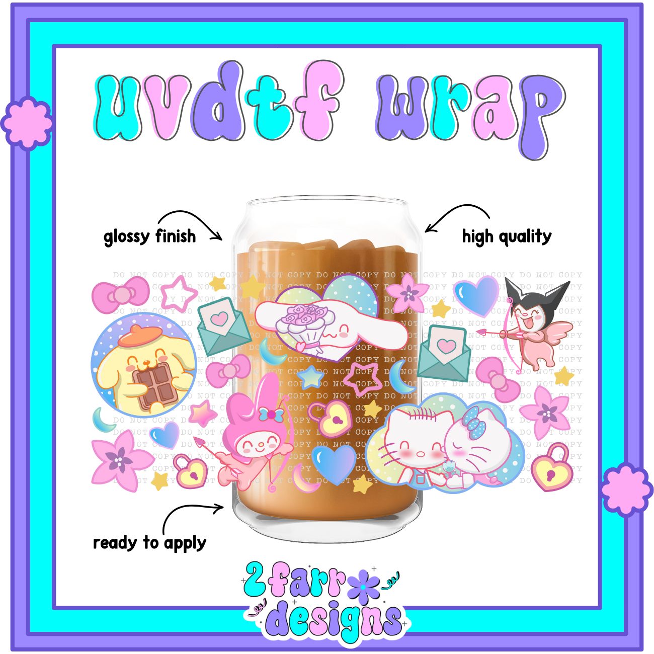 V-Day Themed UVDTF Wrap