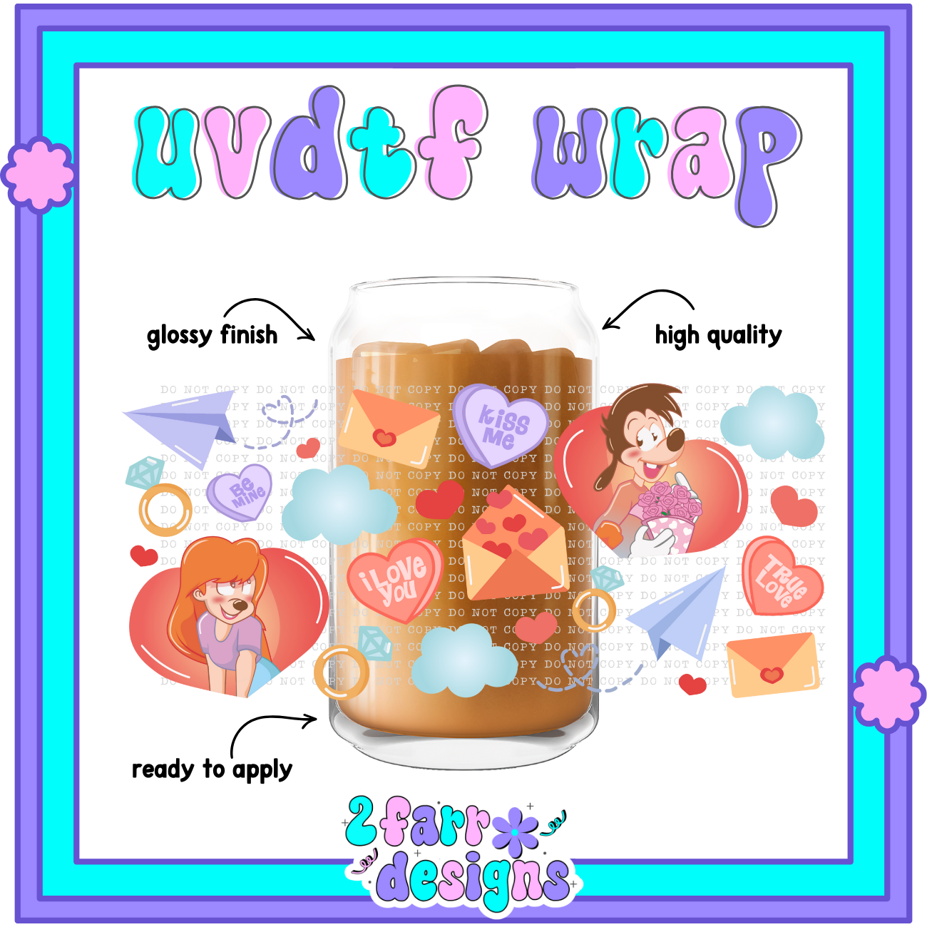 V-Day Themed UVDTF Wrap
