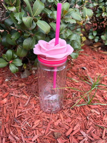 16oz 3D Rose Topper