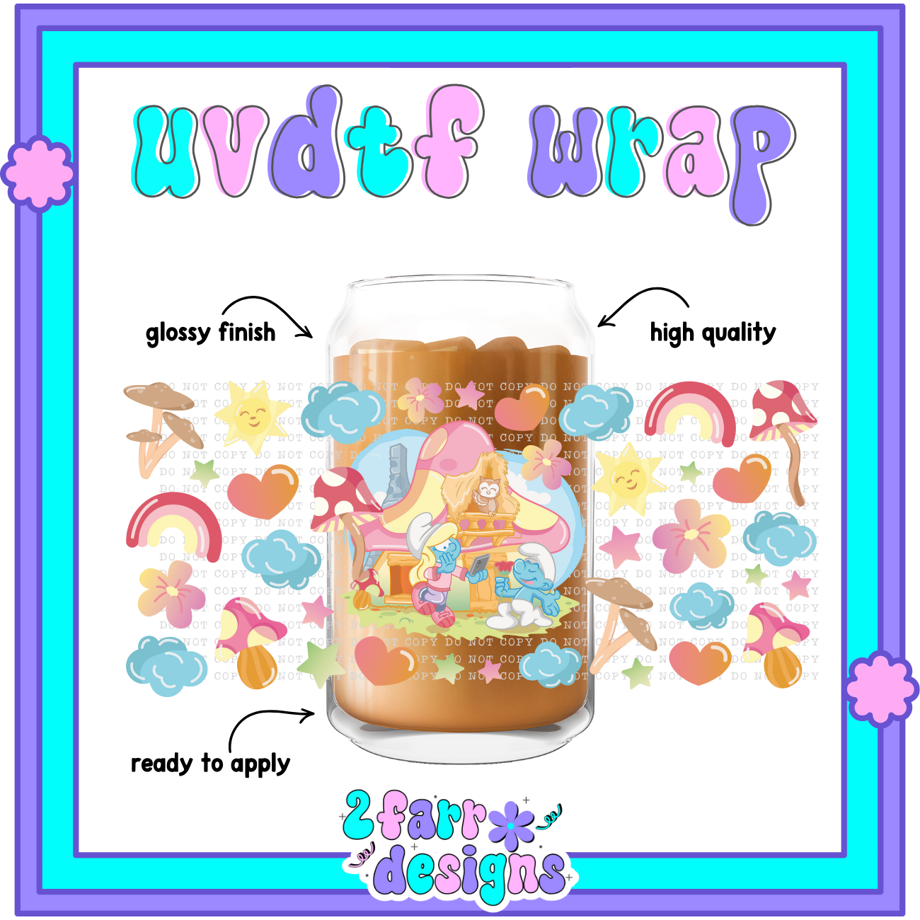 V-Day Themed UVDTF Wrap