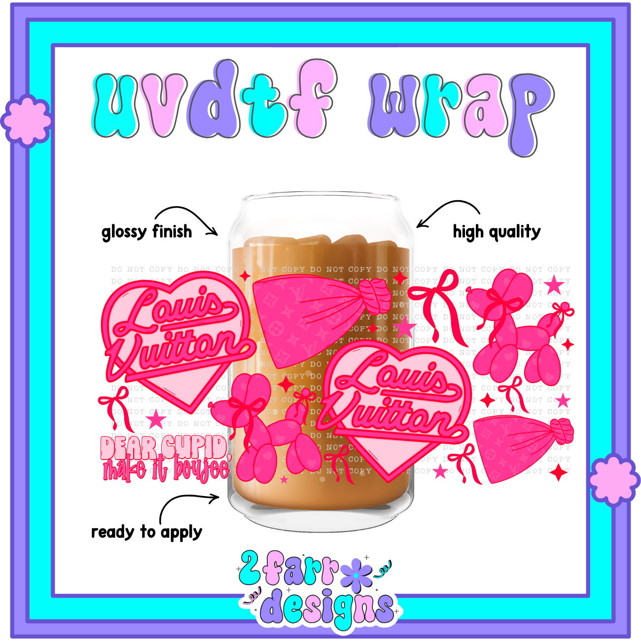 V-Day Themed UVDTF Wrap