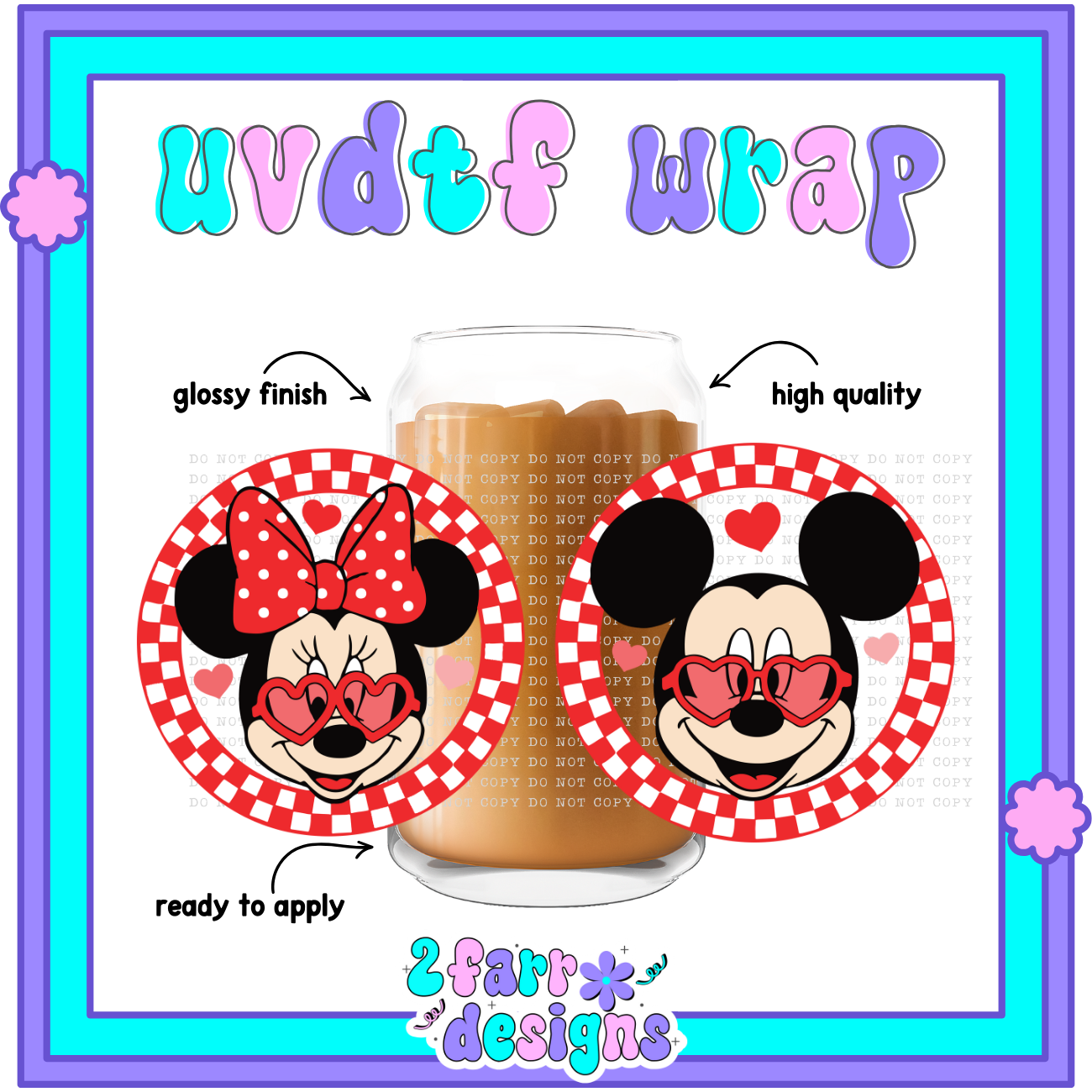 V-Day Themed UVDTF Wrap