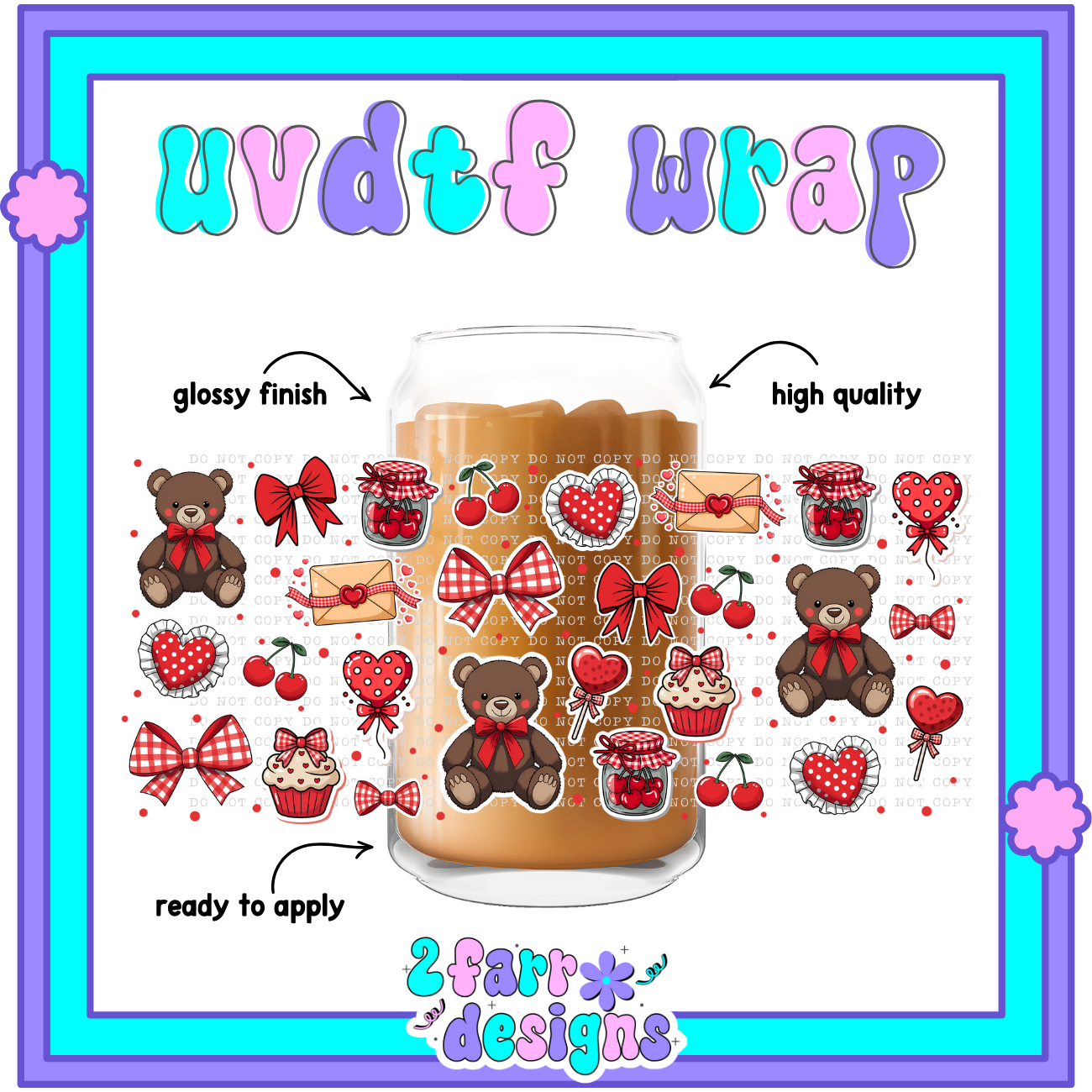 V-Day Themed UVDTF Wrap