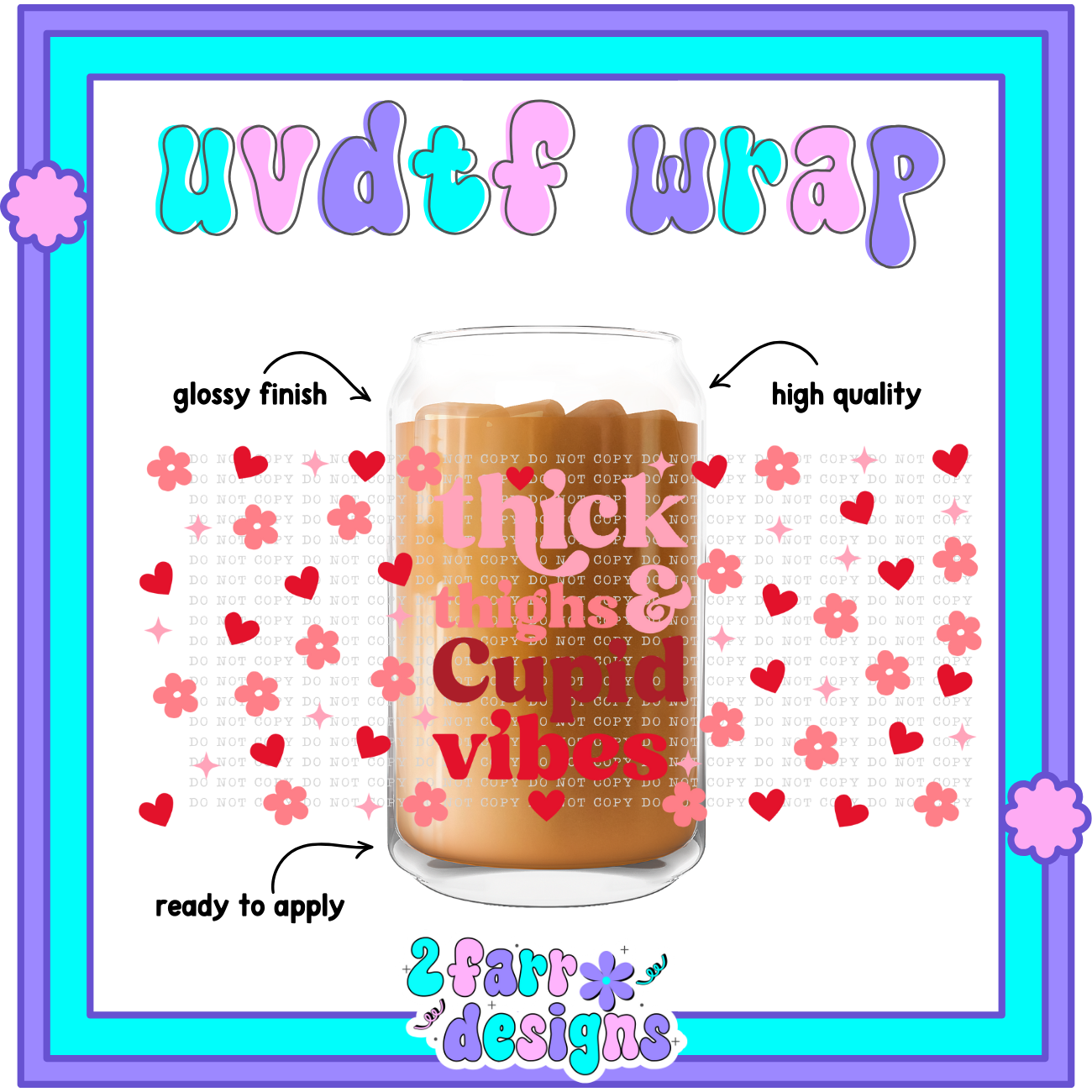 V-Day Themed UVDTF Wrap