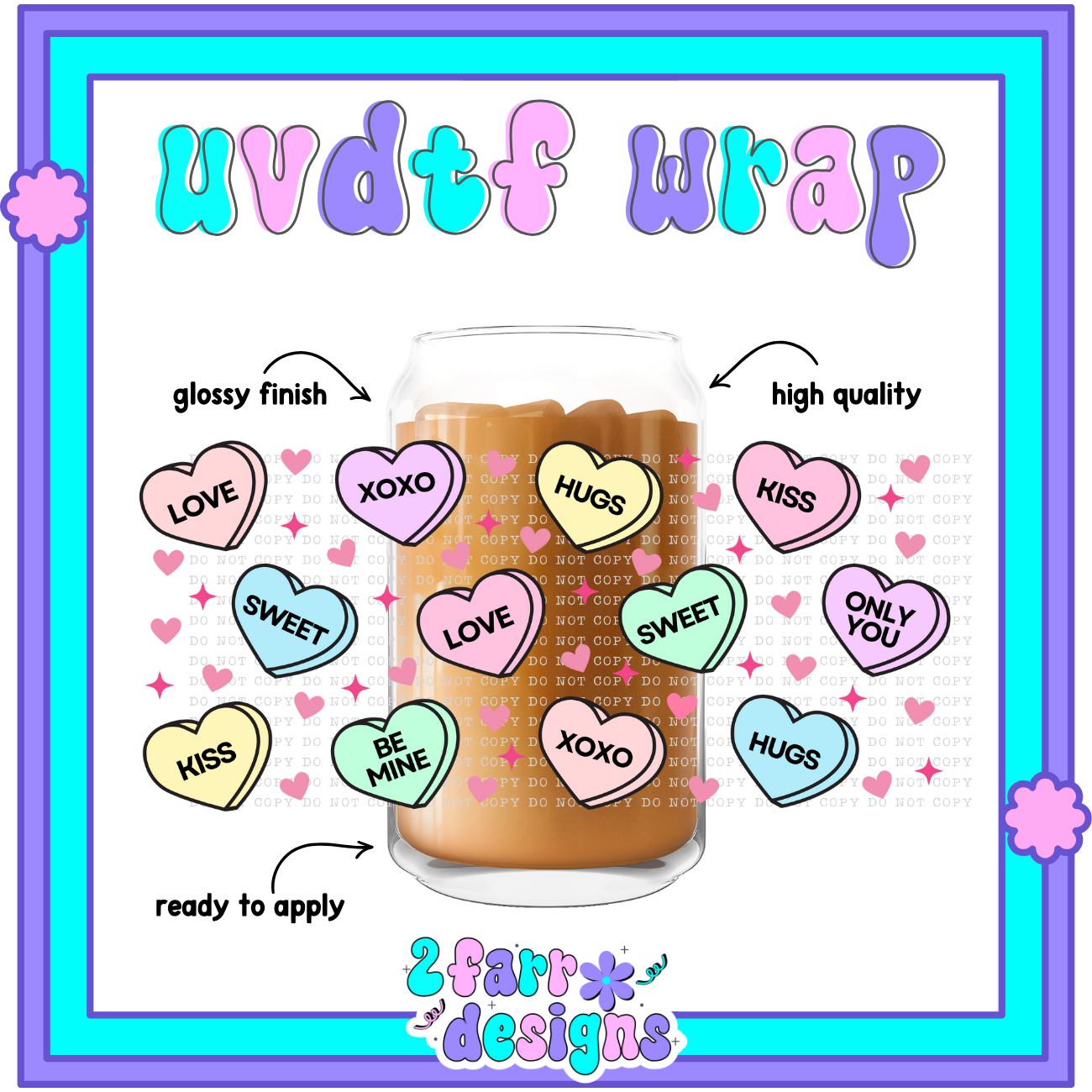 V-Day Themed UVDTF Wrap