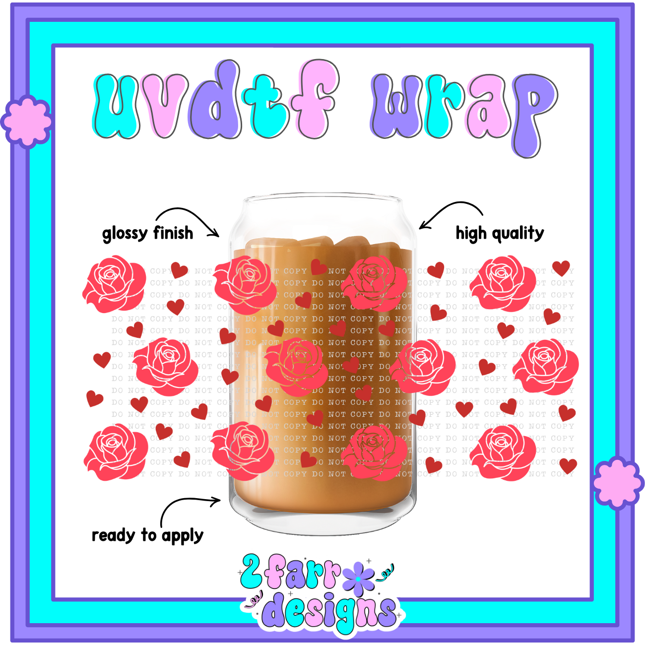 V-Day Themed UVDTF Wrap