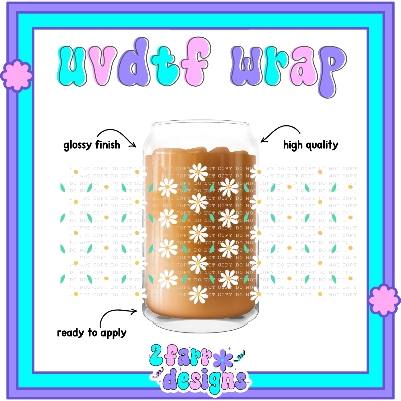 16oz Easter Themed UVDTF Wrap
