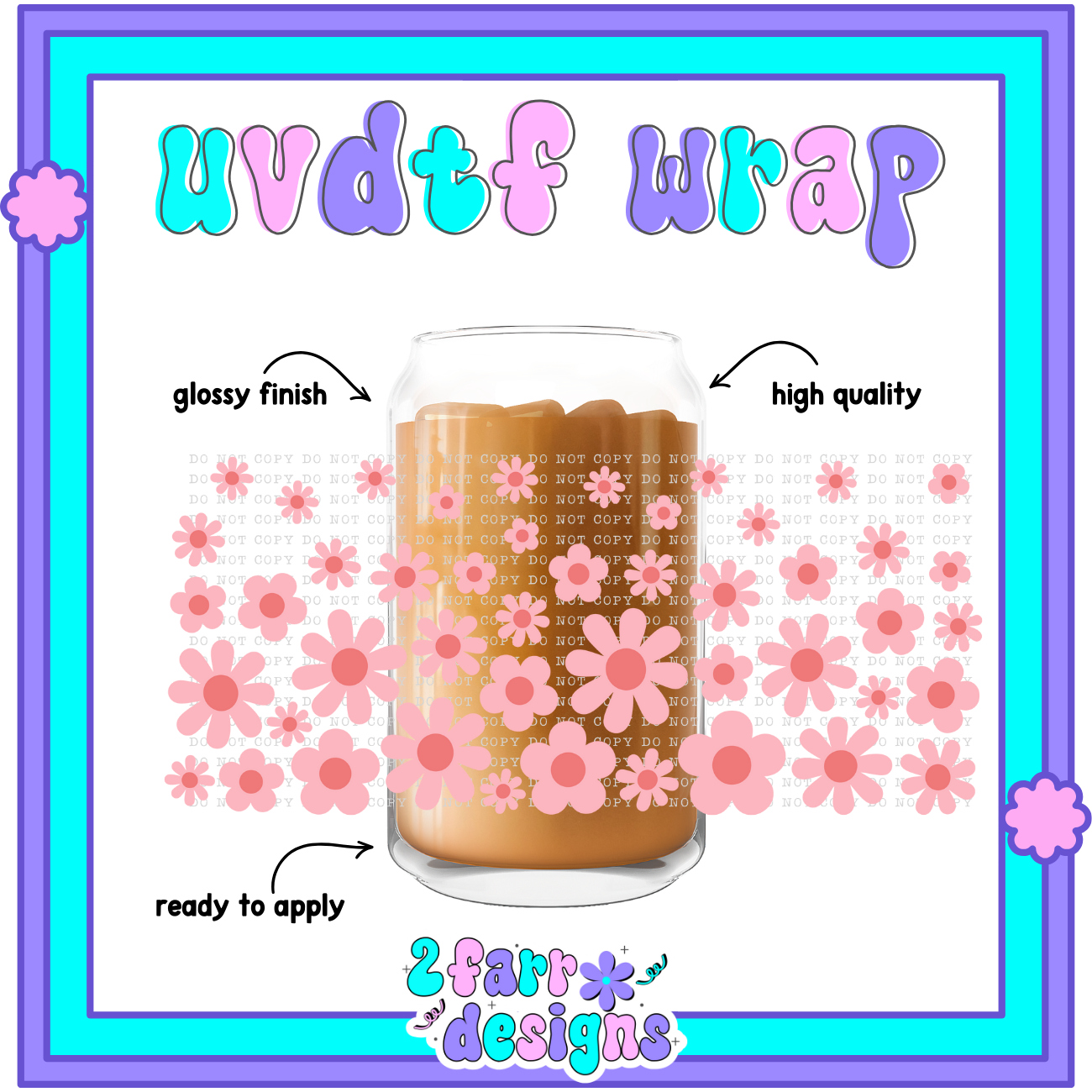 16oz Easter Themed UVDTF Wrap