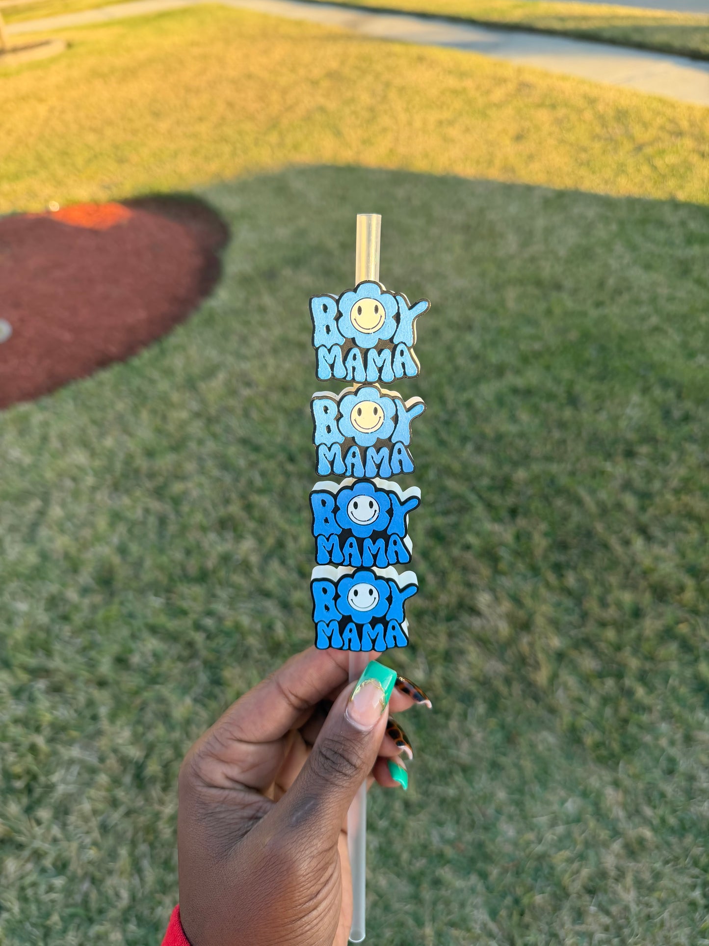 Boy Mom Straw Buddy