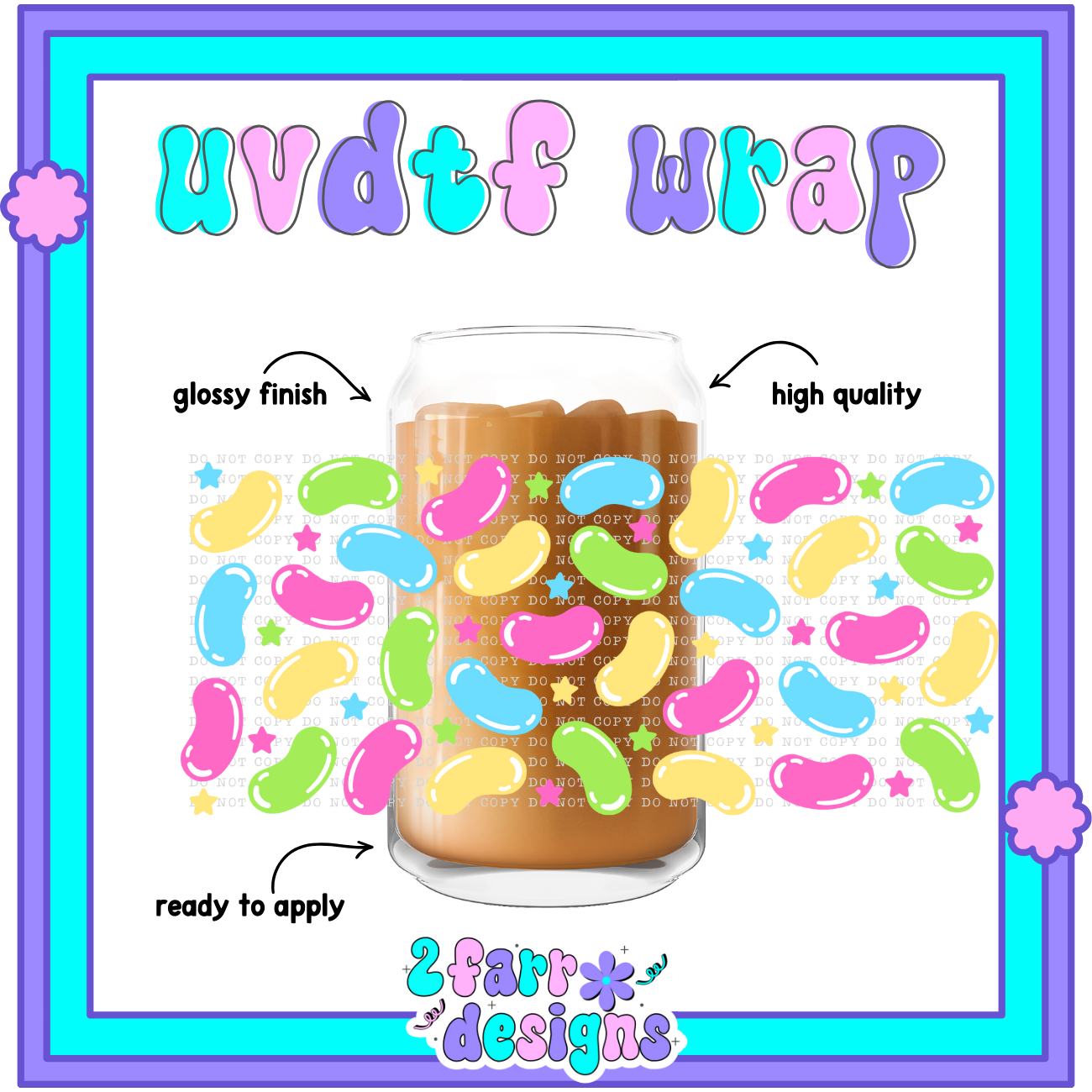 16oz Easter Themed UVDTF Wrap