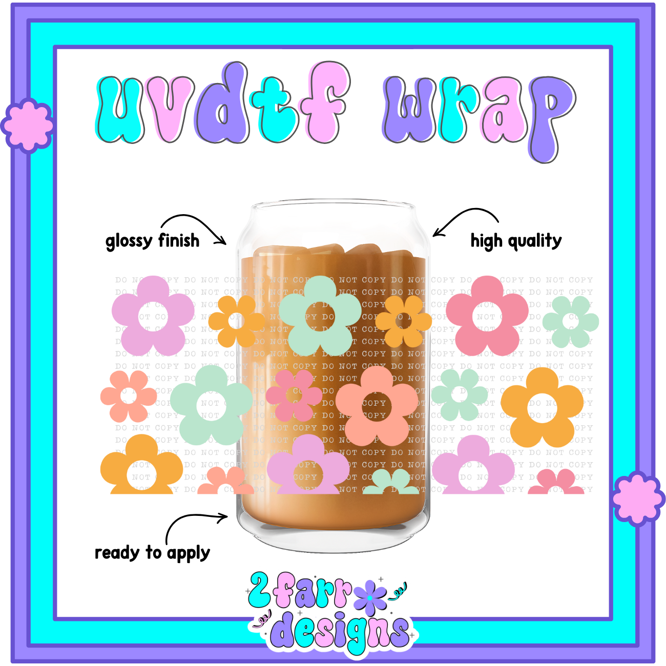 16oz Easter Themed UVDTF Wrap