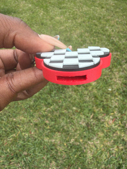 Checkered Mouse Head 3D Can Opener