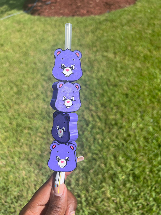 3D Bear Straw Buddy
