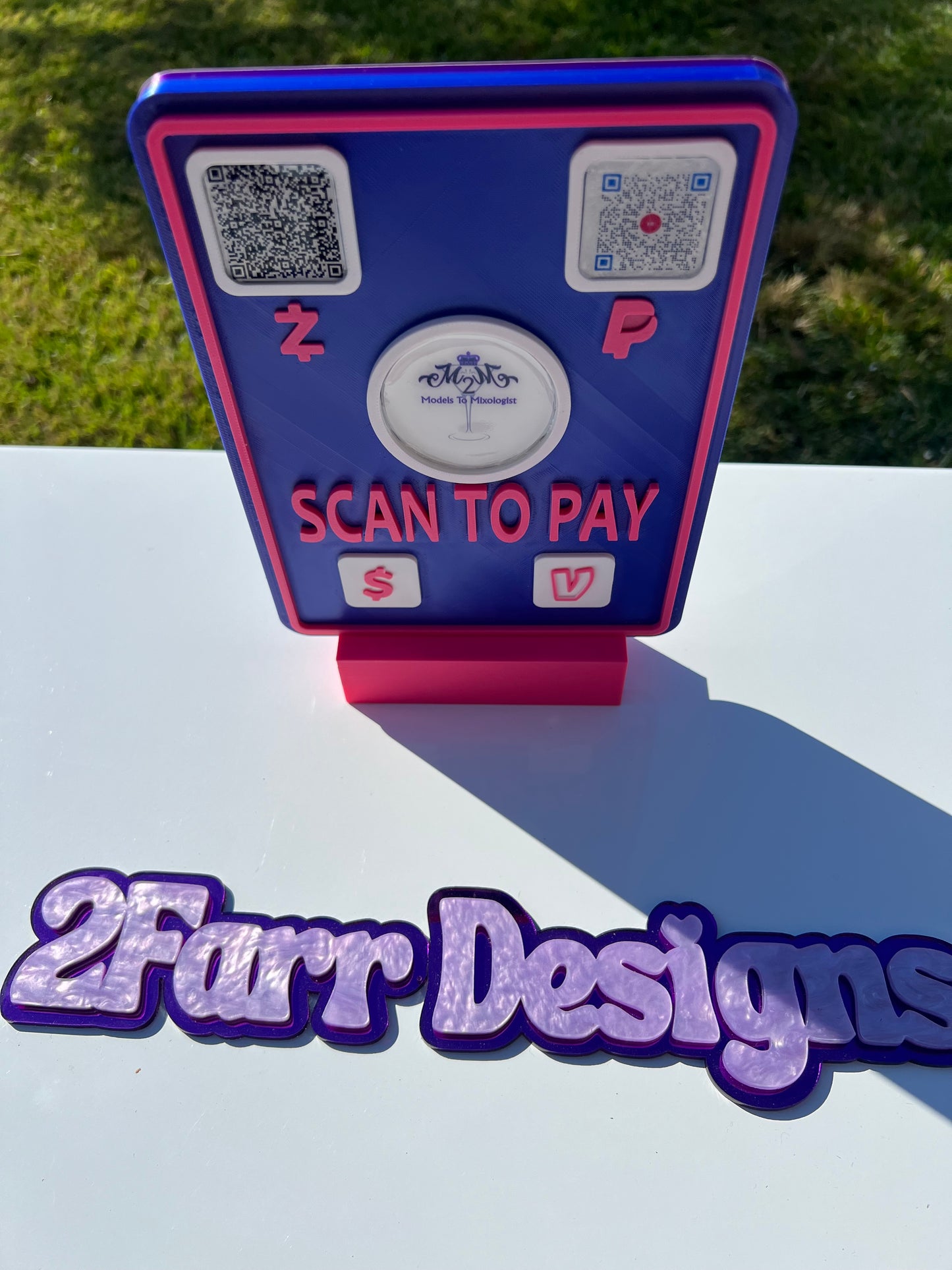 3D Scan and Pay Sign