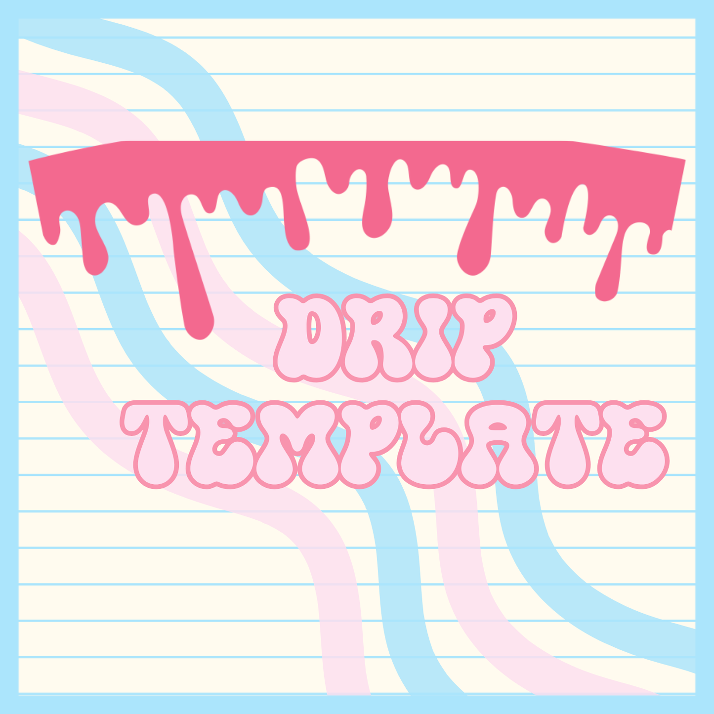 24oz Drip Template