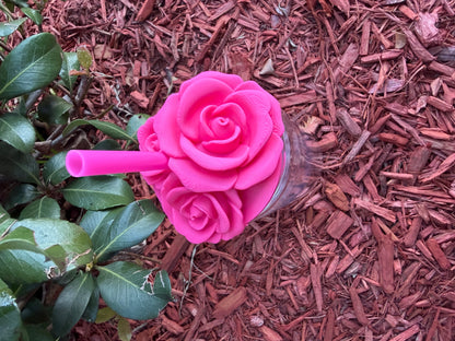 16oz 3D Trio Roses Topper