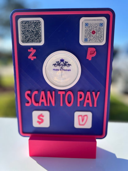 3D Scan and Pay Sign