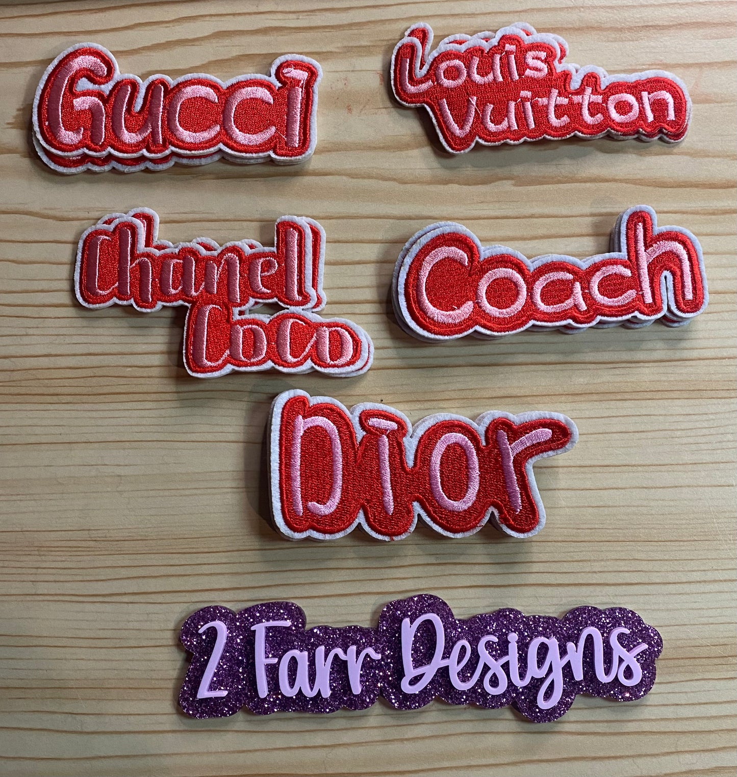 Red Luxury Patches