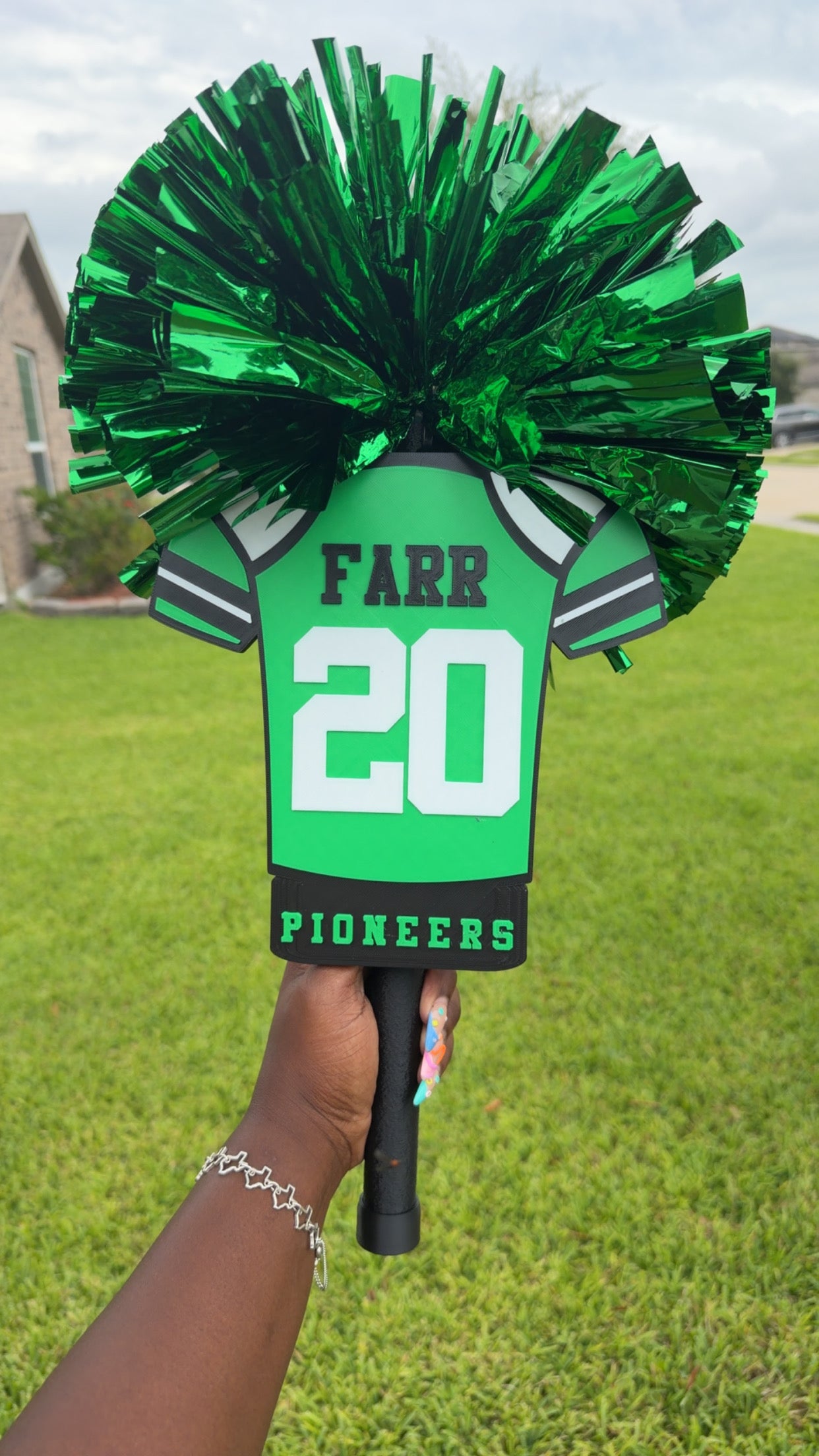 3D Custom Football Spirit Sticks