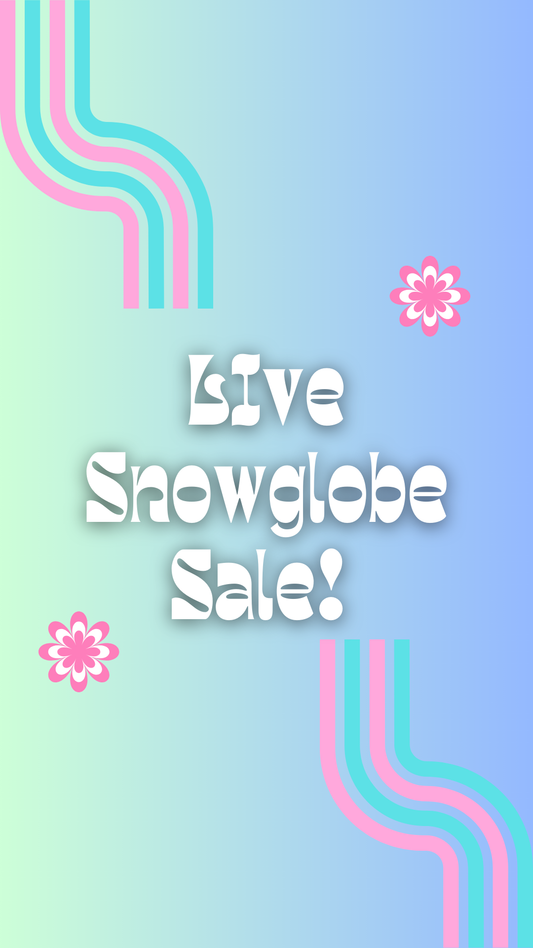 16oz Live Snowglobe Sale