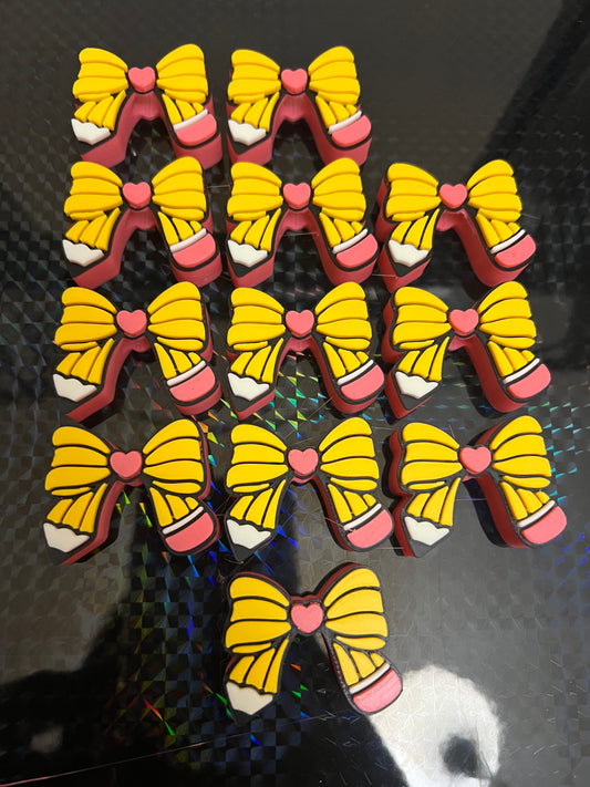 3D Pencil Bow Straw Buddy