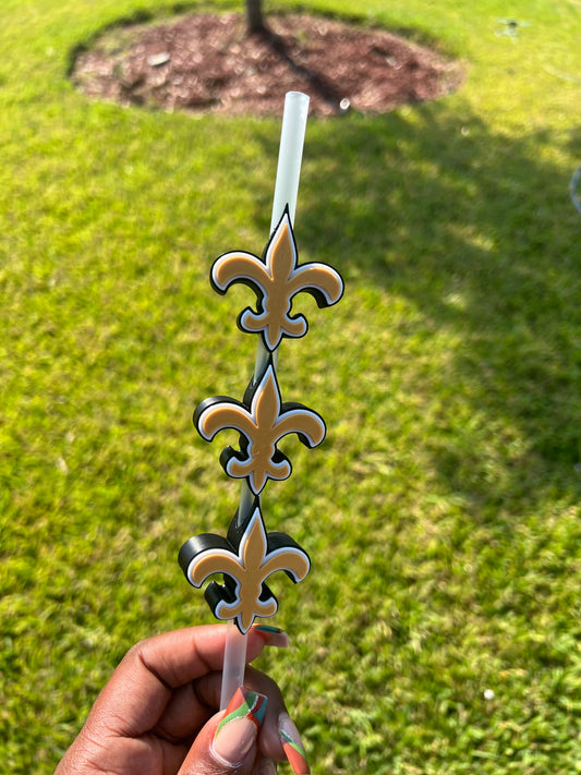 New Orleans Team Straw Buddy