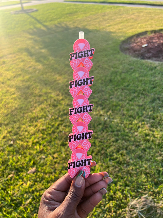 Breast Cancer Awareness Straw Buddy