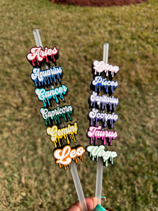 Zodiac Straw Buddy
