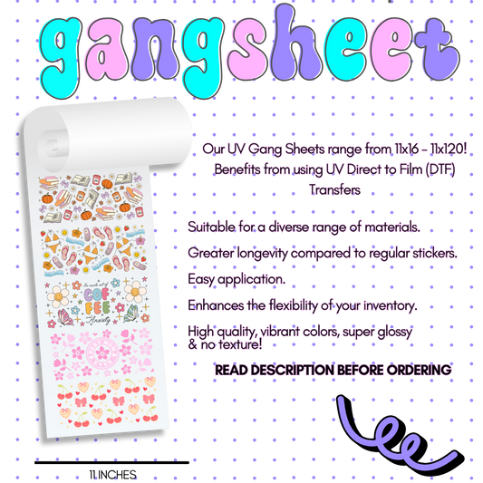 Custom UVDTF Gang Sheet