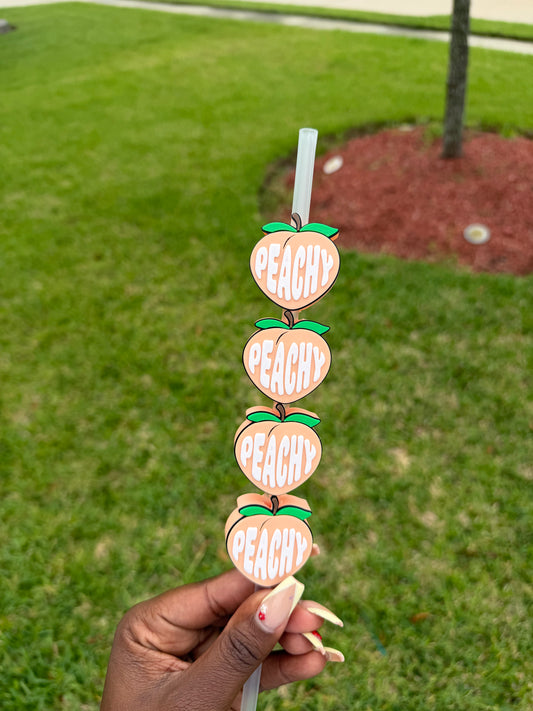 Peachy Straw Buddy