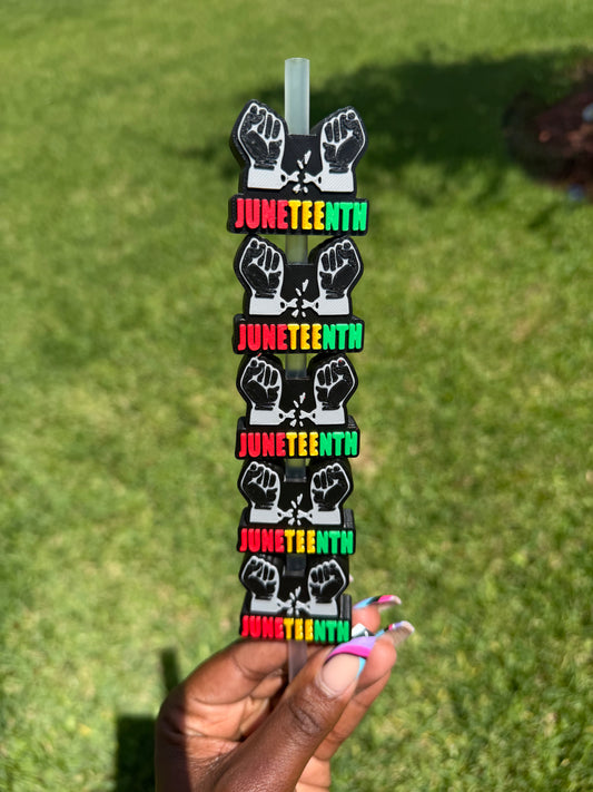 Juneteenth Straw Buddy